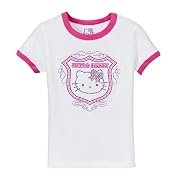 Girls' Hello Kitty Short-Sleeve Tee - White