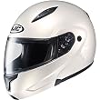 HJC Metallic Men's CL-MAX II Bluetooth On-Road Motorcycle Helmet - Pearl White