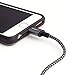 Pangea Audio to USB A - Black/Gray/Black Braid - Metal Connectors - 4 Foot
