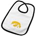Iowa Hawkeyes Infant White Team Logo Cotton Bib