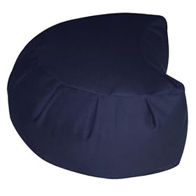 Buckwheat Crescent Zafu Meditation Cushion