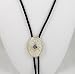 Sterling Silver/Gold Plated Blue Enamel Masonic Bolo Tie