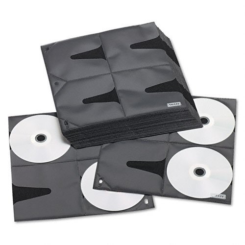 Vaultz Products - Vaultz - Two-Sided CD Refill Pages for Three-Ring Binder, 25/Pack - Sold As 1 Pack - Expand the capacity of your media binder case (sold separately). - Works with standard three-ring binders. - Double-sided pockets.