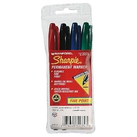 Sharpie four-color permanent marker assortment set