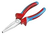 GEDORE 1552090 VDE Flat Nose Pliers with VDE Insulating Sleeves Handles, 160mm Length [並行輸入品]