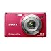 Sony Cyber-shot DSC-W230 12 MP Digital Camera with 4x Optical Zoom and Super Steady Shot Image Stabilization (Dark Red)
