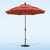 Aluminum Market Umbrella - Sunbrella AA - Collar Tilt by California Umbrella