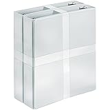 Cardinal 1.5-Inch, ClearVue Round Ring Binder, White, Pack of 4 (00319-C)