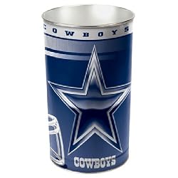 Dallas Cowboys NFL Tapered Wastebasket (15" Height)