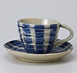 ルリ十草コーヒーC/S　【美濃焼 コーヒーカップ&ソーサー】