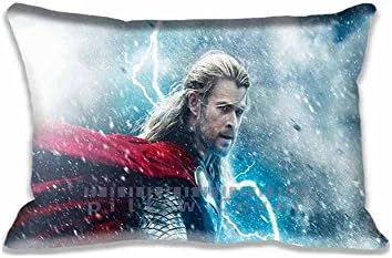 Prited Pattern The Dark World Zipper Pillowcase for Travel Pillow , Comforter Movies Cushion Cover Thor Throw Pillow Case