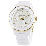 Michael Kors Womens MK5249 White and Gold Madison 3