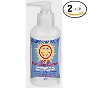 California Baby SPF 18  Everyday/Year-Round, 4.5oz (Pack of 2)