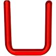 Septum Retainer 16 Gauge Red Borosilicate Glass