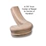 Left Hand Turn Out 4 7/8" C to C #7940 Hard Maple
