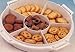 Chip, Dip and Finger Food Serving Tray with Six Compartments