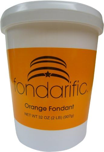 Fondarific Orange Fondant, 2-Pounds