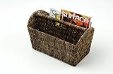 Magazine Basket Honey Willow Wicker - ORDER NOW TO RESERVE
