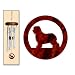 image 38 - Old English Sheepdog Wind Chimes XSMALL Silver