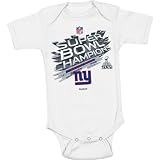 Reebok New York Giants Super Bowl Champions Newborn Trophy Creeper 3-6 Months