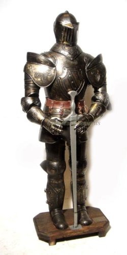 Kitchen: Medieval Knight Armor Armour Helmet Full Suit Sword Model