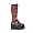 Creeper-812, 3 1/4" Platform Zippered Plaid Creeper Boot