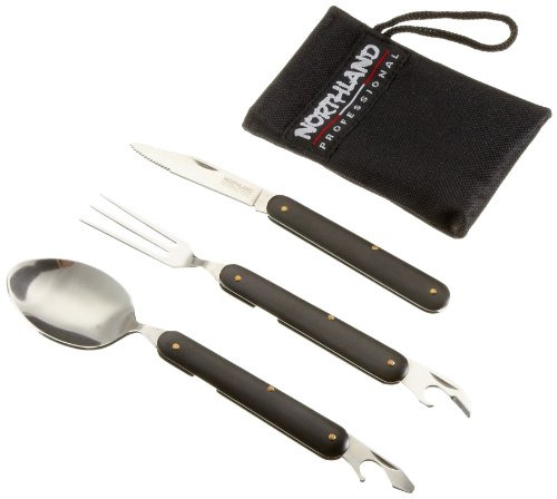 Northland Professional 02-01066 Couverts camping Noir/acier