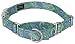 Country Brook Petz | Green Paisley Reflective Martingale Dog Collar with Premium Buckle - Medium