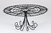 Black Wire Pedestal Holiday Wedding Cake Stand