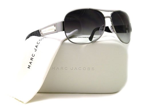 AUTHENTIC MARC JACOBS SUNGLASSES MJ 125 U BLACK VUSMO MJ125 AVIATOR