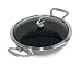 Kitchen & Housewares : Chantal Copper Fusion 11.5 Inch Chef's Pan with Lid, Platinum
