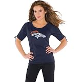 Touch by Alyssa Milano Denver Broncos Women's Split Sleeve Top XX Large