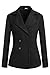 Meaneor Women's Toggle Double Breasted Trench Coat Pea Winter Jacket Blazer