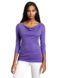 Three Dots Women's Cowl Neck Top