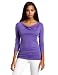Three Dots Brand Cowl Neck Top