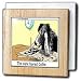 Londons Times Funny Dogs Cartoons - Bored Border Collie - Tile Napkin Holders