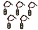 LAMPVPATH (Pack of 5) I-Type 9V Battery Connector, 9 Volt Battery Clip, 9V Battery Clip Connector With Wire and Hard Buckle Plastic Housing
