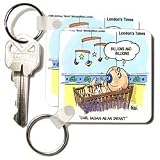 Londons Times Funny Science Cartoons - Carl Sagan The Early Years - Key Chains
