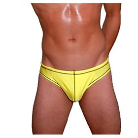 MENS CONTRAST STITCH HOT BODY BIKINI SWIMSUIT GARY MAJDELL SPORT