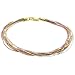Sterling Silver Multi-Color 10 Strand Sparkle Bracelet