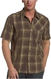 Quiksilver Young Men's Crafty Button Down Woven Shirt,Brown,XX-Large