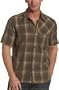 Quiksilver Men's Crafty Button Down Woven Shirt,Brown,XX-Large
