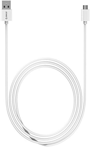 [RATED #1] ORICO ADC-10 1M (1 Meter Long) Mobile Phone Cellphone Micro USB Data Charging Charger Cable for Samsung Galaxy S3 S4 S5 Blackberry HTC Xiaomi High Quality (White)