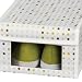 Closet Organizer Dots Design Visions Small Shoe Storage Box 4-Pack (40201) by Whitney Design