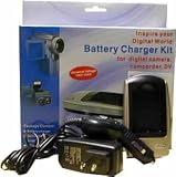 Electronics : Power Media Pro Travel Charger for Fuji NP-60 Batteries