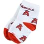 Anaheim Angels White Infant All-Over Team Logo Bootie Socks