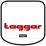 TAGGER(�^�K�[) CREW(��T�C�Y) FLAP LOGO RED BSLY CF-19