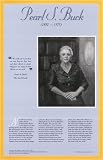 American Authors of the 20th Century - Pearl S. Buck Education Poster Print, 11x17