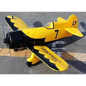 New Excellent Performance 4 CH Yellow Gee Bee Racer Radio Remote Control Electric RC... from High Speed Servos