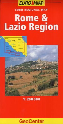 City Travel Guides Discounted  Books : Rome and Lazio Region (GeoCenter Euro Map)